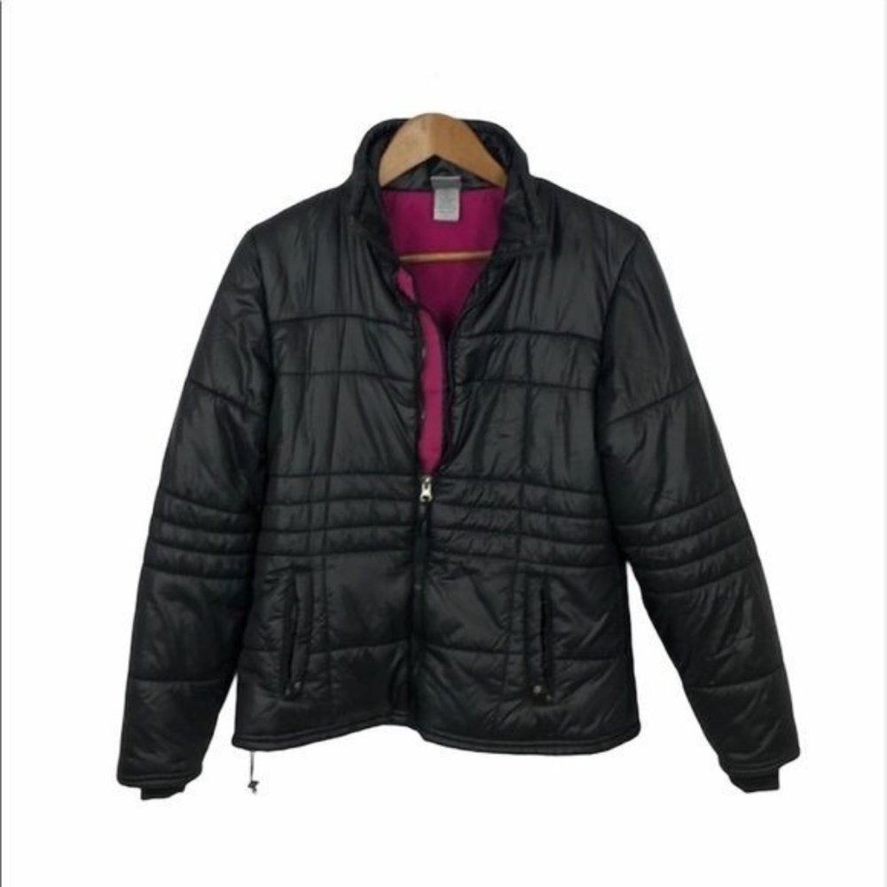Champion Lightweight Puffer Jacket Black Small